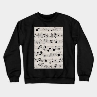 Musical Notes Pattern, perfect gift for all musicans and those who can't live without music #8 Crewneck Sweatshirt